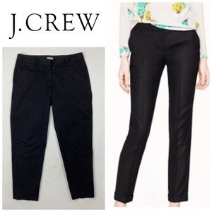J. Crew Black Stretch Skimmer Skinny Pants Size 2